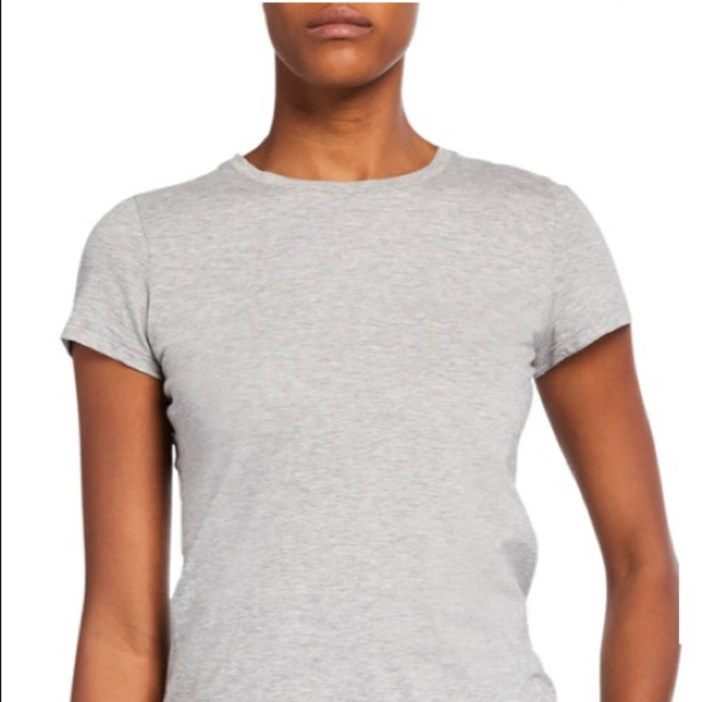 Vince. Pima Cotton T Shirt Light Grey M Preppy Basic Perse Current Rag Free $80